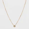 Pave Circle Pendant Necklace - A New Day™ Gold -A New Day™ GUEST 78893be1 df34 45b9 8a87 1dccd06630ab