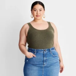 Women's Scoop Neck Sweater Tank Top - A New Day™ -A New Day™ GUEST 79756fe3 3caf 4d25 b40a 9588c09f037a