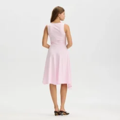 Women's Asymmetrical Midi High-Low Dress - A New Day™