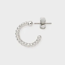 Rhodium Hoop Earring Set 3pc - A New Day™ Silver -A New Day™ GUEST 7a4f8888 d9f9 4946 97aa 632c648529cd