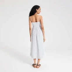 Women's Smocked Midi Slip Dress - A New Day™