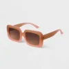 Women's Oversized Plastic Retro Rectangle Sunglasses - A New Day™ -A New Day™ GUEST 7d560ccb 50fd 46eb a22d 93bd1d7e123c