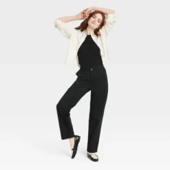 Women's High-Rise Slim Regular Fit Full Pants - A New Day™ -A New Day™ GUEST 7e13d818 316f 448c 9b3d b6bc27b8d70f