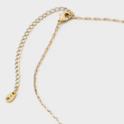 14K Gold Dipped Cubic Zirconia Football Heart And Gameday Charm Necklace - A New Day™ Gold -A New Day™ GUEST 7f04ac54 81da 49e5 bcb7 d0bc503b7dfc