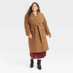 Women's Essential Wool Overcoat Jacket - A New Day™ -A New Day™ GUEST 7f740cda 7347 45b1 87cb a18aaebb212b