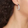 Sterling Silver Plain With Post Hoop Earrings - A New Day™ Silver -A New Day™ GUEST 7f87e89b 5975 4af1 b8f0 4f25d1156f1e
