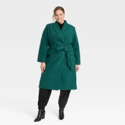 Women's Essential Wool Overcoat Jacket - A New Day™ -A New Day™ GUEST 811d616e 7b69 4924 83df c97393986af8