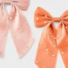 Shimmer Chiffon Hair Bow With Pearls Set 2pc - A New Day™: Solid Pattern, Recycled Polyester, All Hair Types 1 Shimmer Chiffon Hair Bow With Pearls Set 2pc - A New Day™: Solid Pattern, Recycled Polyester, All Hair Types -A New Day™ GUEST 854c837a aabf 48f8 8011 c074e799332e