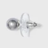 Sterling Silver Tri Color Pearl Stud Earring Set 3pc - A New Day™ Silver -A New Day™ GUEST 8a842890 4025 4af3 8528 c0c327826945