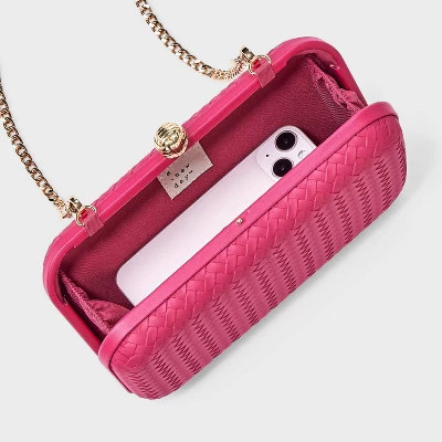 Woven Minaudiere Clutch Crossbody Bag - A New Day™ 5 Woven Minaudiere Clutch Crossbody Bag - A New Day™ - Image 3