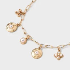 Pearl Charm Necklace - A New Day™ Gold -A New Day™ GUEST 8fe7b1b1 b25b 4afc 979e 3e26c8d61da7