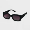 Women's Plastic Rectangle Sunglasses Black - A New Day™ 1 Women's Plastic Rectangle Sunglasses Black - A New Day™ -A New Day™ GUEST 94a9a2b8 56c4 4bbc 9f9d bebf26e46254