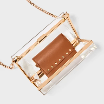 Clear Minaudiere Crossbody Bag - A New Day™ 5 Clear Minaudiere Crossbody Bag - A New Day™ - Image 3