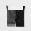 Women's Multipattern 6pk Crew Socks - A New Day™ Black/Gray 4-10 -A New Day™ GUEST 9b9070bf 3714 41fd 9539 c1776df7ad0c