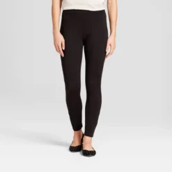 Women's High Waist Ponte Leggings - A New Day Black -A New Day™ GUEST 9c0395c9 7d1d 4d4f 9353 caec1452392b