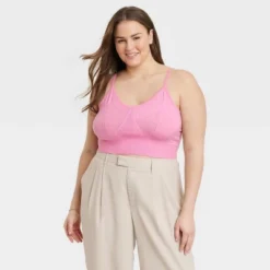 Women's V-Neck Bralette Sweater - A New Day™ -A New Day™ GUEST 9fedd3a3 11a0 435c a8b0 159d4ffd8c99