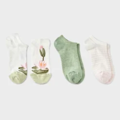 Women's 3pk Low Cut Socks - A New Day™ 4-10: Floral Design -A New Day™ GUEST a083d26a efd7 4db1 bbbd 242c5ed7a228