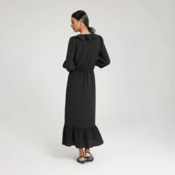 Women's Ruffled Neck Tie-Front Dress - A New Day™ 8 Women's Ruffled Neck Tie-Front Dress - A New Day™ -A New Day™ GUEST a2b6e2c4 fcaf 4991 a1f7 18df40e43bb3