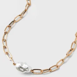 Baroque Pearl Pendant Necklace - A New Day™ Gold -A New Day™ GUEST a2fbe13c 91ce 4de1 906b b58fb6cce69b