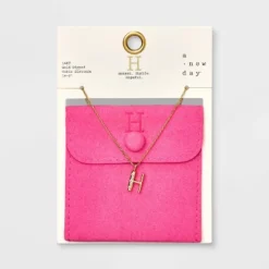 Gold Dipped Cubic Zirconia Initial Pendant Necklace - A New Day™ Gold -A New Day™ GUEST a3a0b407 9791 454a a94a eeba5e1da7c0