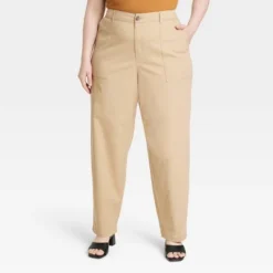 Women's High-Rise Slim Regular Fit Full Pants - A New Day™ -A New Day™ GUEST a43c7b74 b149 4650 99da 11eb83792b3a
