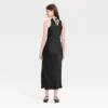 Women's Satin Halter Maxi Slip Dress - A New Day™ -A New Day™ GUEST aa301d7b 9885 49a0 9fc5 0a4c70ced3a3