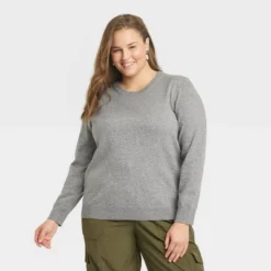 Women's Fine Gauge Crewneck Sweater - A New Day™ -A New Day™ GUEST adf0e204 aea0 49a3 ba23 170873c71c03