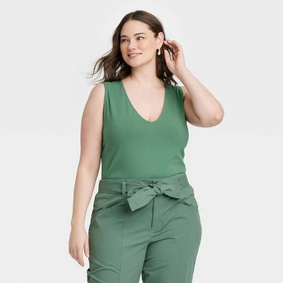 Women's V-Neck Bodysuit - A New Day™ 8 Women's V-Neck Bodysuit - A New Day™ - Image 6