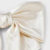 Satin Bow Hair Barrette - A New Day™ Ivory -A New Day™ GUEST b5dc4881 a82a 4be5 95bd 8dcf84a13613