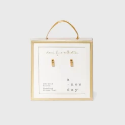 14K Gold Plated Ridge Hoop Earrings - A New Day™ 7 14K Gold Plated Ridge Hoop Earrings - A New Day™ -A New Day™ GUEST b665a00c fcf4 4be6 ba89 3e55d274e1dc