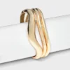 Bangle Bracelet Set 3pc - A New Day™ Gold