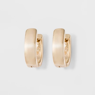 Huggie Hoop Earrings - A New Day™ Gold: Snap Closure, Nickel-Free Metal, Zinc Alloy 20 Huggie Hoop Earrings - A New Day™ Gold: Snap Closure, Nickel-Free Metal, Zinc Alloy - Image 18