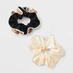 Satin Hair Twister Set 2pc - A New Day™ Black/Cream 7 Satin Hair Twister Set 2pc - A New Day™ Black/Cream -A New Day™ GUEST bf938d51 4fec 4571 9cec 908418f55c64