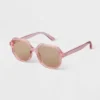 Women's Square Crystal Aviator Sunglasses - A New Day™ Pink -A New Day™ GUEST c2e2941a 80b8 4f77 b3d2 d62c2220d4ff