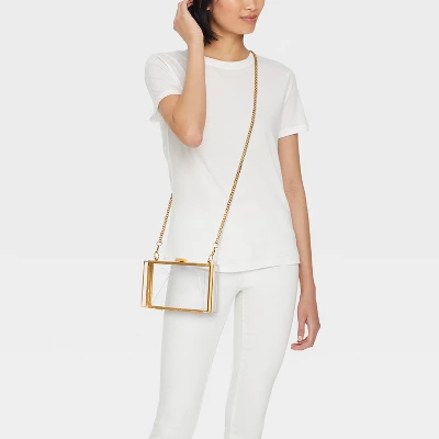 Clear Minaudiere Crossbody Bag - A New Day™ 3 Clear Minaudiere Crossbody Bag - A New Day™