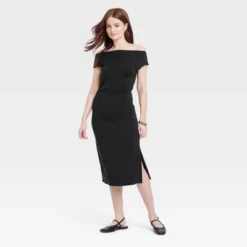 Women's Knit Midi Dress - A New Day™ -A New Day™ GUEST c955f22a 478f 449b a3ea e0484255e5aa