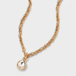 Singapore Chain Teardrop Pendant Necklace - A New Day™ Gold -A New Day™ GUEST c9a7183b 7426 4021 baed 85467ff33052