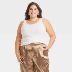 Women's Jeweled Neckline Tank Top - A New Day™ -A New Day™ GUEST d208d2a6 d50b 4919 9b69 bf67650a60ad