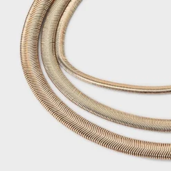Snake Chain Multi-Strand Necklace - A New Day™ Gold -A New Day™ GUEST d571e790 7e66 4f06 9b06 5cd085317028