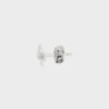 Cubic Zirconia With Glass Pearl Bow Earring Set 3pc - A New Day™ Silver: Polished Stud Earrings, Fashion Accessory -A New Day™ GUEST db3980a6 8772 4288 b3d2 bef3fd731d5b
