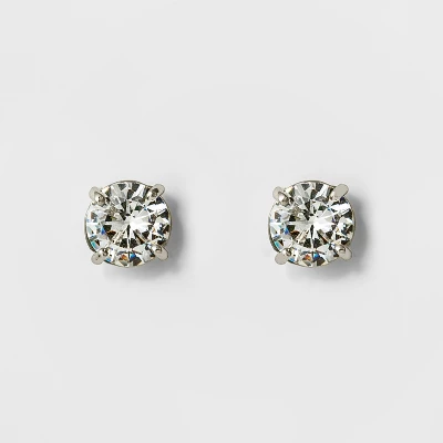 Women's Round Crystal Stud Earring - A New Day™ 5 Women's Round Crystal Stud Earring - A New Day™ - Image 3