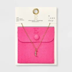 Gold Dipped Cubic Zirconia Initial Pendant Necklace - A New Day™ Gold -A New Day™ GUEST e434afca 0c08 4a14 b2a8 79be9c780dcc