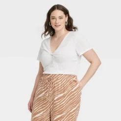 Women's Short Sleeve V-Neck Linen T-Shirt - A New Day™ 15 Women's Short Sleeve V-Neck Linen T-Shirt - A New Day™ -A New Day™ GUEST e8bd405a dc5e 4712 b040 ed7311742a78