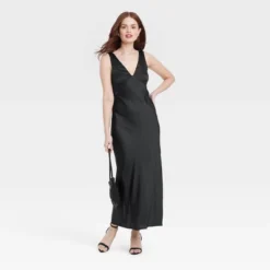 Women's Satin Slip Maxi Dress - A New Day™ -A New Day™ GUEST e99954db 5fcd 4dcd b727 7491f044645a