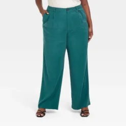 Women's High-Rise Relaxed Fit Full Length Baggy Wide Leg Trousers - A New Day™ -A New Day™ GUEST eb9f167c d4ca 49e2 bbdf acc75a60fcbf
