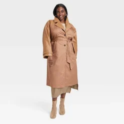 Women's Relaxed Trench Coat - A New Day™ -A New Day™ GUEST edf4ba21 eae9 49e6 ae42 3d5d8d9e005e