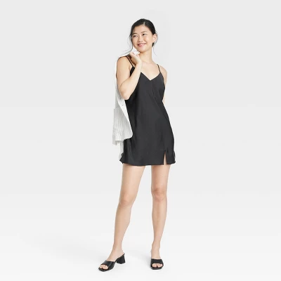 Women's V-Neck Mini Slip Dress - A New Day™ 4 Women's V-Neck Mini Slip Dress - A New Day™ - Image 2