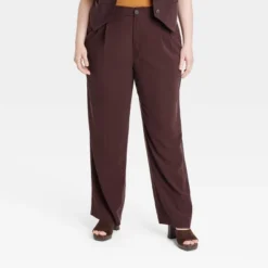 Women's High-Rise Relaxed Fit Full Length Baggy Wide Leg Trousers - A New Day™ -A New Day™ GUEST fa89858d 70bb 43d3 bfc3 e6420024e521