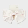Satin Bow Hair Barrette - A New Day™ Cream -A New Day™ GUEST fc515b53 1fcb 4924 ba9d c5f33f2b5227