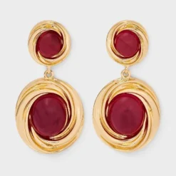 Stone Drop Earrings - A New Day™ -A New Day™ GUEST ff078d89 30da 4eaa 8cdd 751d433c5e9d